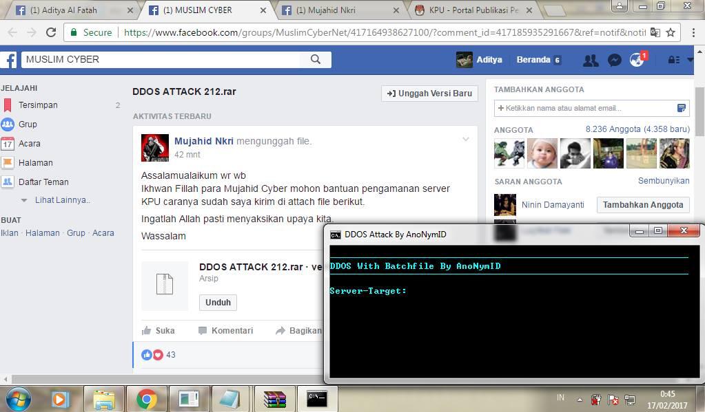 Ini dia si penggagas DDoS website KPU