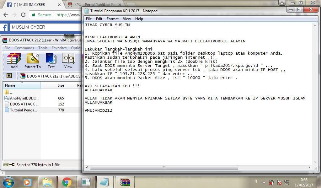 Ini dia si penggagas DDoS website KPU