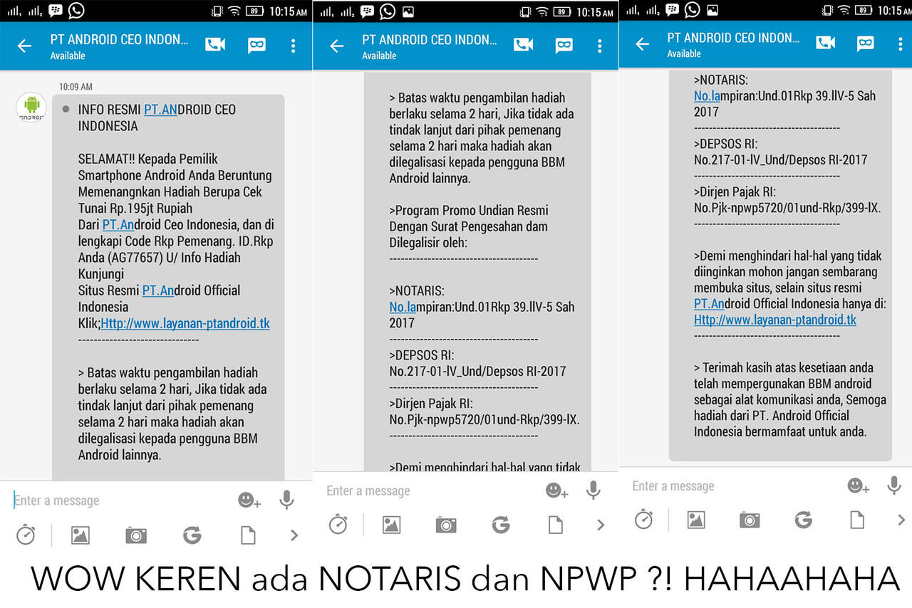 PT ANDROID CEO INDONESIA. HATI2 !! 