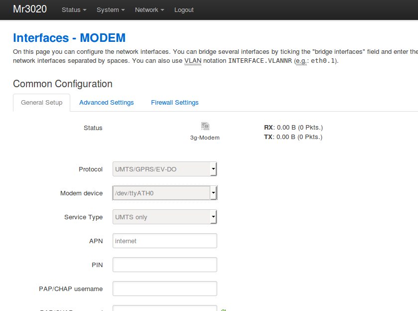 Help...!!! Modem Tidak Terdektek OpenWrt Mr3020