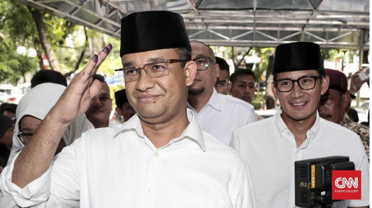 Anies-Sandi Unggul di Dua Pemungutan Suara Ulang Pilkada DKI