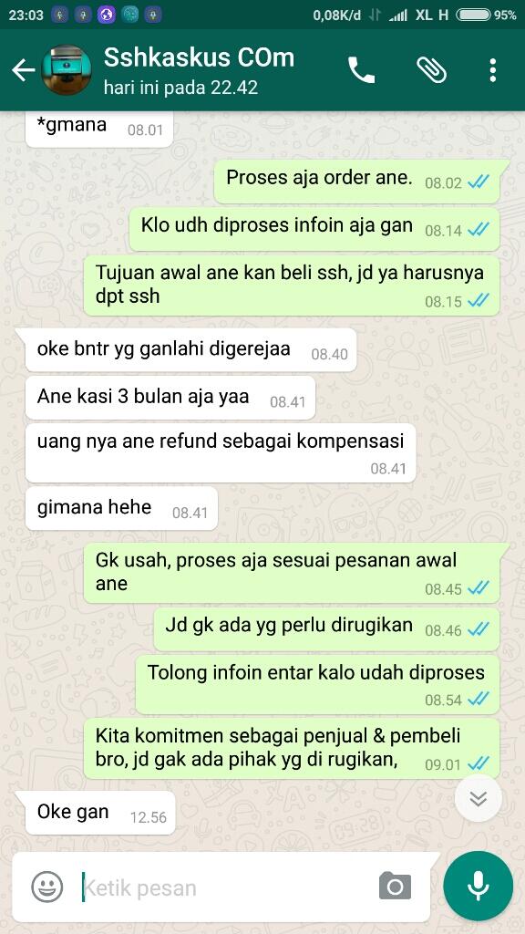 Hati-Hati Order SSH di SSHKASKUS.COM, Penipuan!!!