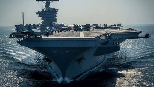 AS Kerahkan Kapal Induk USS Carl Vinson ke Laut China Selatan