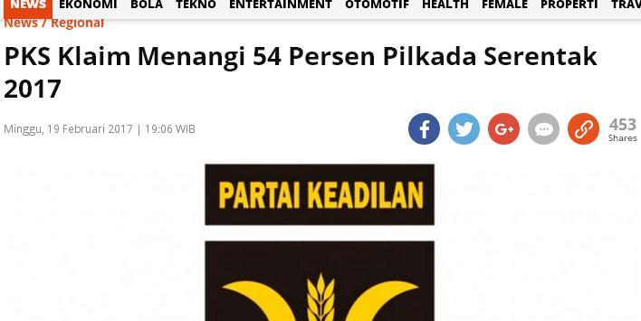 PDIP: Pilkada 2017, Kami Menang di 57 Daerah