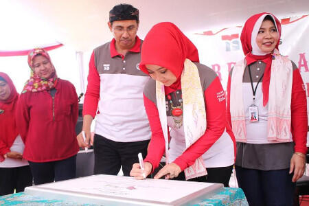 Atalia Ridwan Kamil Resmikan Rebrand TK Telkom Buahbatu Bandung
