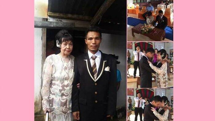 Pernikahan Nenek Berusia 82 Nikahi Pemuda 28 Tahun Bikin Heboh di Manado
