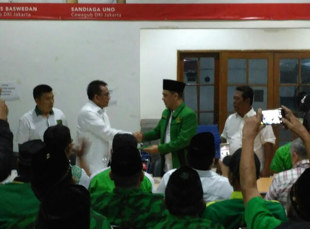 Resmi, PPP se Jakarta Dukung Anies-Sandi