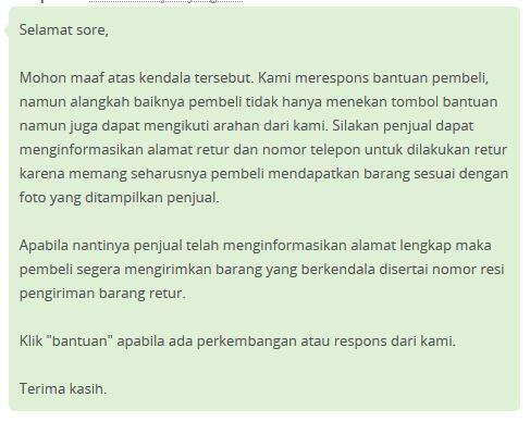 Kecewa Dengan Pusat Resolusi Tokopedia Yang Merugikan Seller.