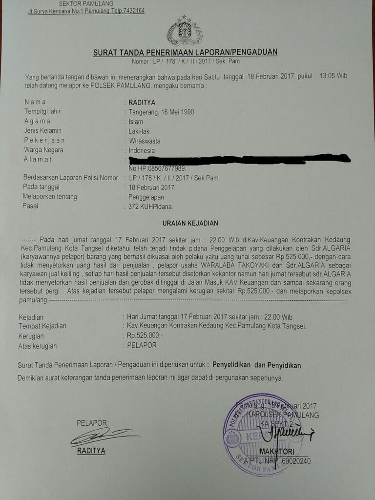 HELP!!! Hati2 sama orang ini gan! HP dan Uang dibawa kabur sama Algaria (Nelson)