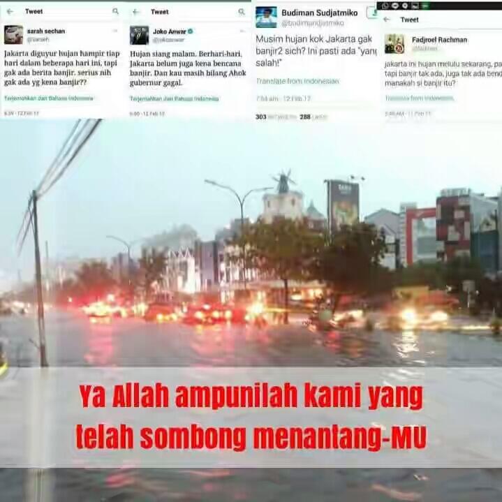 Boulevard Kelapa Gading Banjir Selutut, Kendaraan Urung Melintas