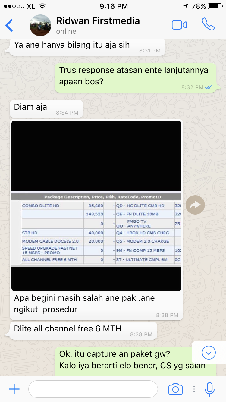 FirstMedia (masih) Tipu Pelanggan