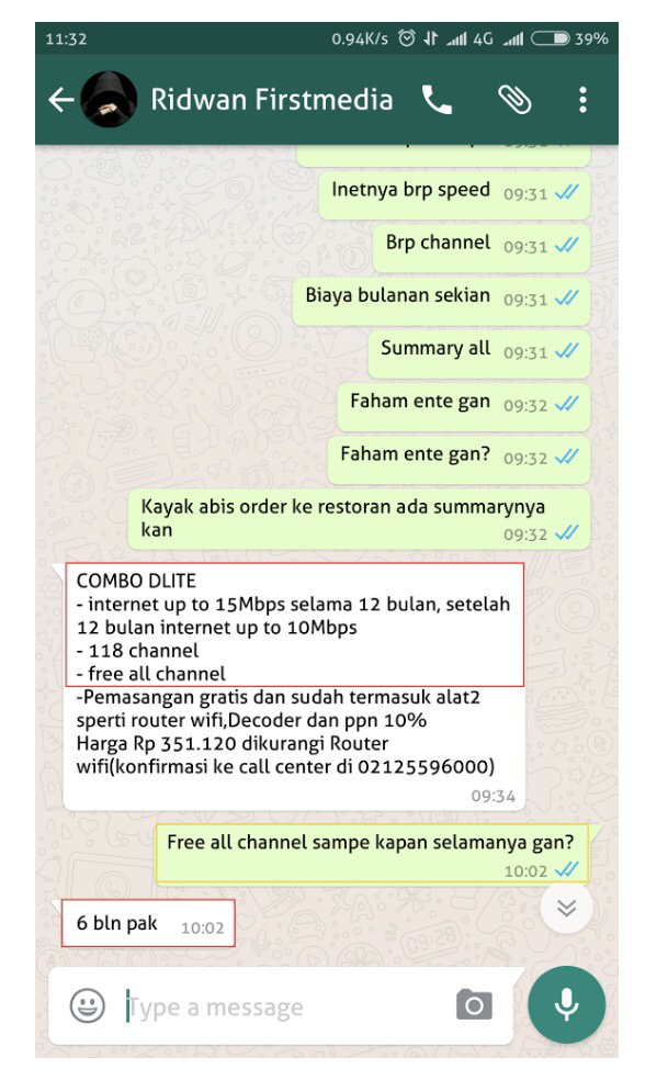 FirstMedia (masih) Tipu Pelanggan