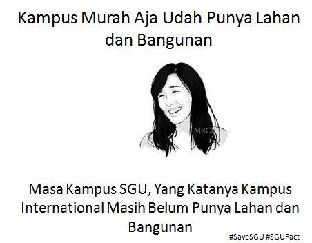 INI DIA PENAMPAKAN MEME UNIK, KAMPUS SGU 3 KALI PINDAH LOKASI!