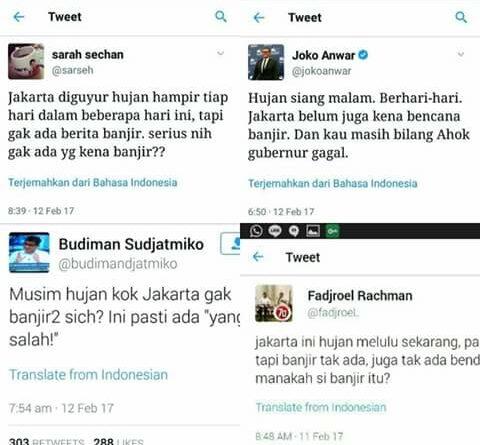 Takabur Minta Jakarta Didatangkan Banjir, Pendukung Ahok Dibully di Medsos