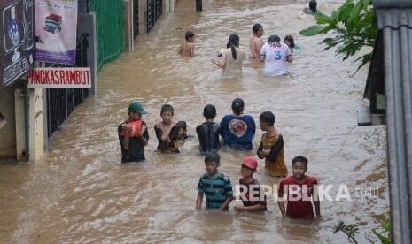 Berikut Wilayah-Wilayah Jakarta yang Lumpuh karena Banjir