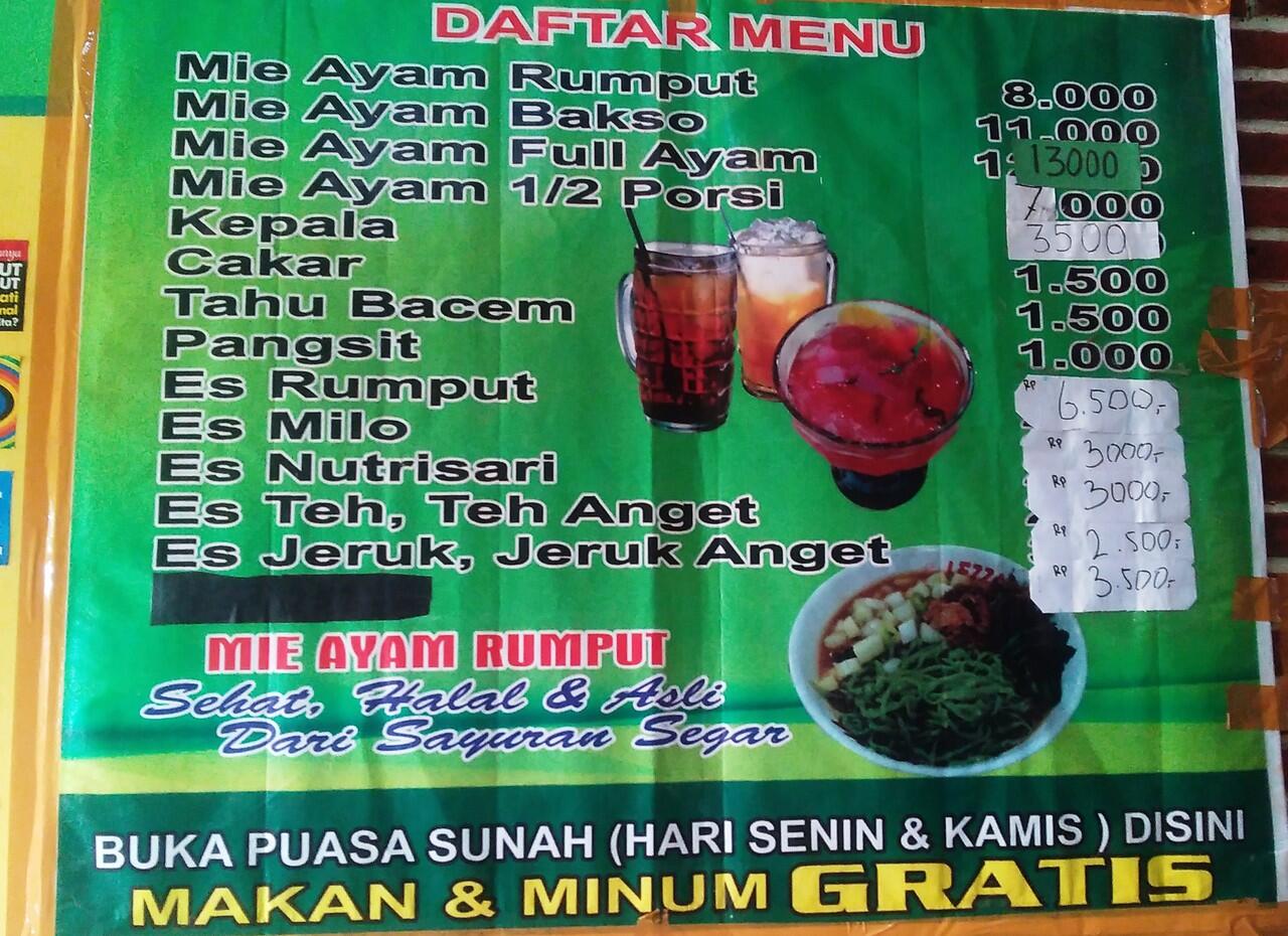 Kesdoe Food Adventure : Mie Ayam Rumput Bulu Semarang Barat