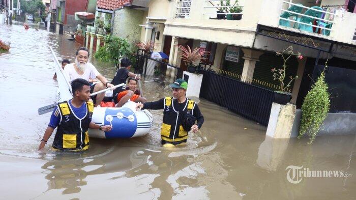 Titik Banjir di Jakarta dan Bekasi Hingga Siang Ini