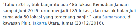 Disindir Anies Soal Banjir, Ahok: Dari 2000 Titik, Sekarang Tinggal 80