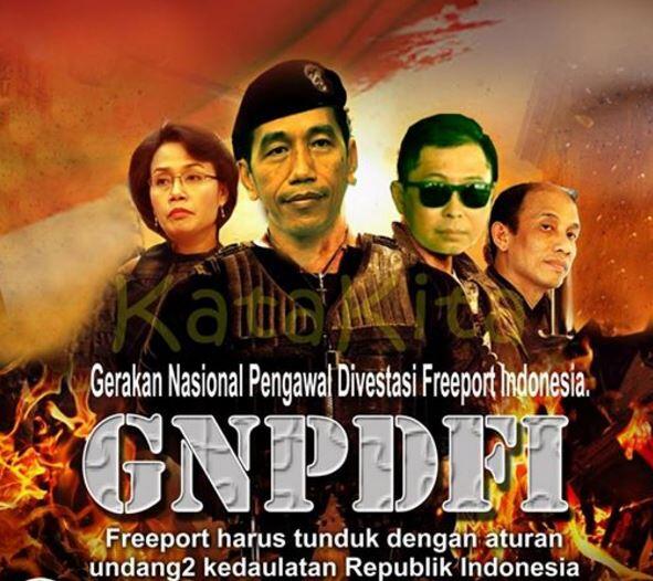 Dukung Presiden Jokowi &amp; Jajarannya Berjuang Taklukkan Freeport