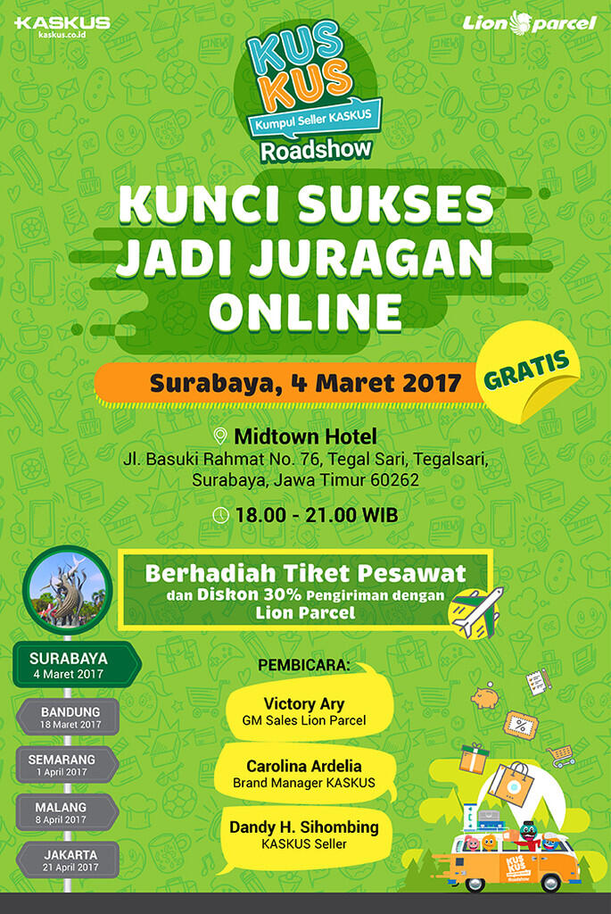 &#91;Invitation&#93; Yuk Datang ke KUSKUS Roadshow bersama Lion Parcel