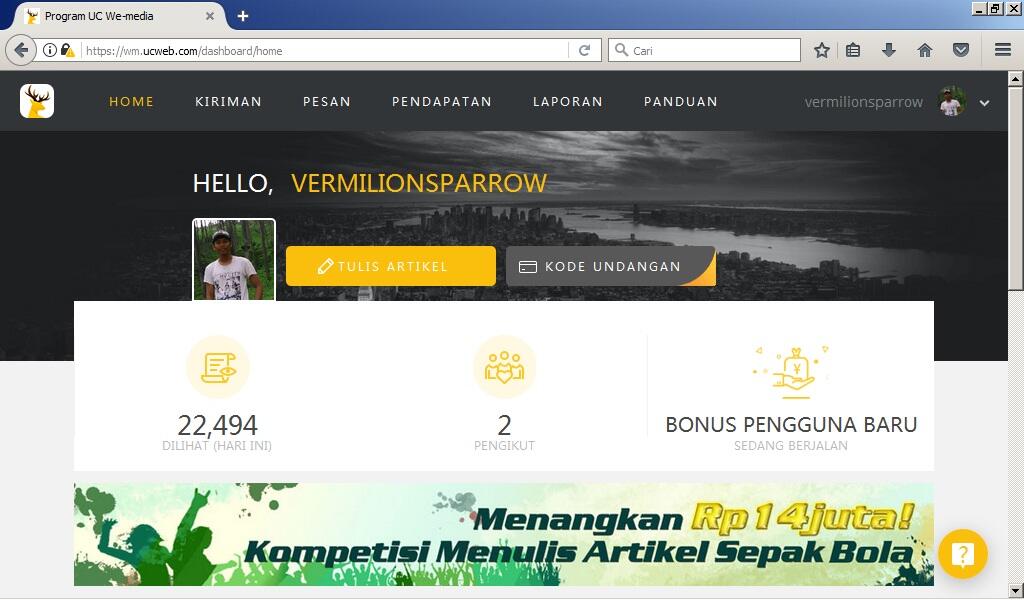 Freelance - Yuk gabung bersama keluarga UC Media