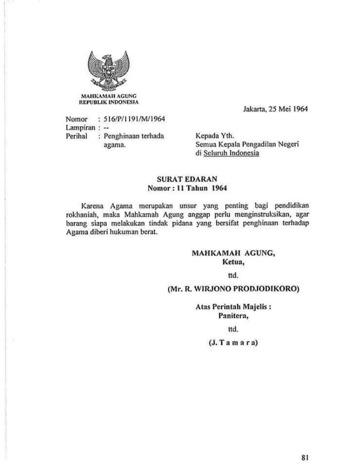 Jenderal (purn) Anton Tabah: Sebenarnya Kasus Ahok Mudah Diselesaikan