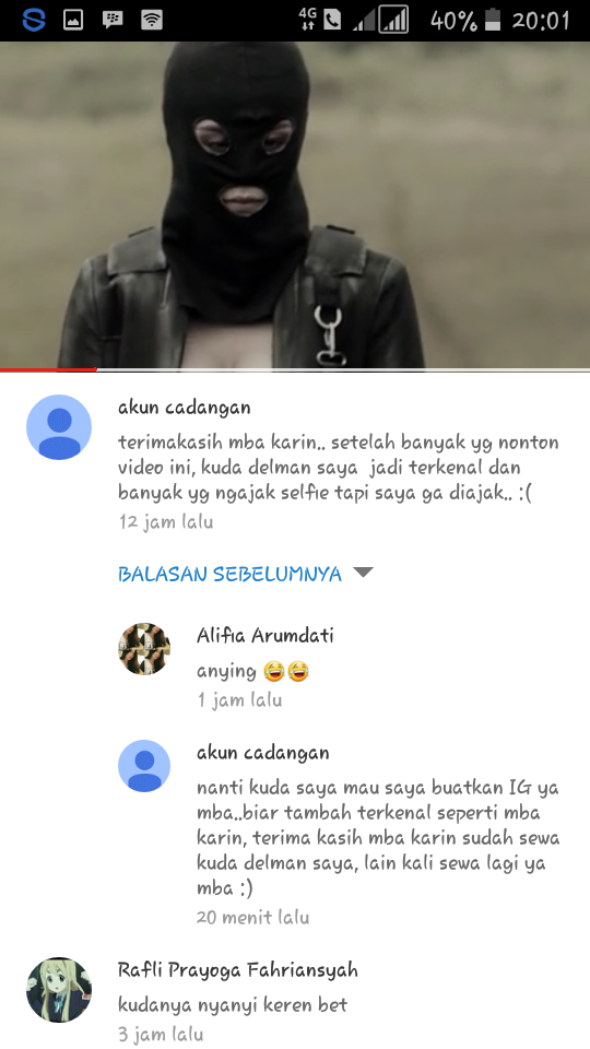 komentar komentar yang luar biasa di video &quot;bad ass&quot; 