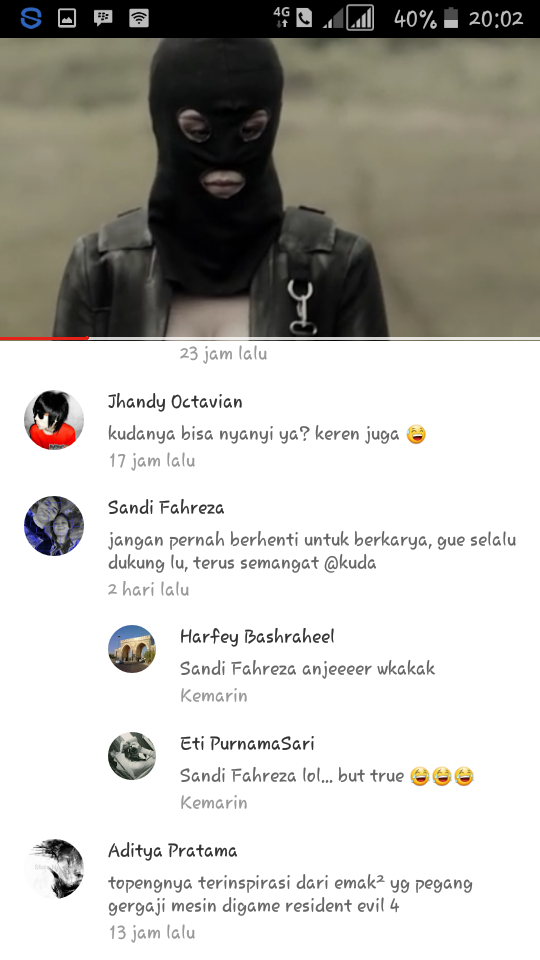 komentar komentar yang luar biasa di video &quot;bad ass&quot; 