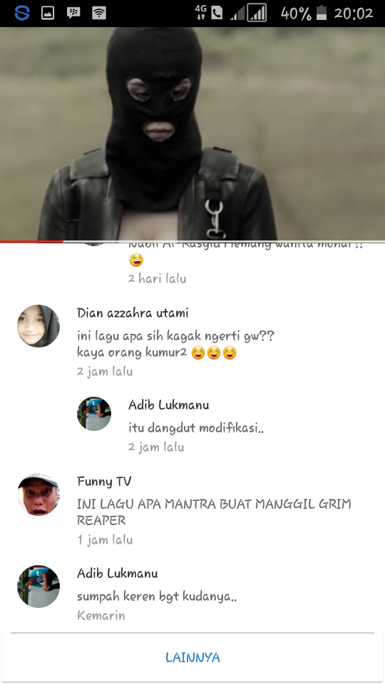 komentar komentar yang luar biasa di video &quot;bad ass&quot; 
