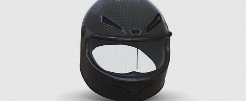 Mantap Gan, Sekarang Helm Bisa Dilengkapi Wiper saat Musim Hujan