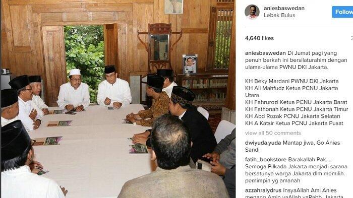 Anies Kumpulkan Kyai NU, Begini Komentar Netizen