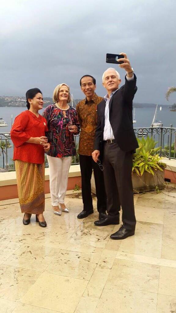 Selfie dengan PM Turnbull, Jokowi: Kunjungan Singkat nan Berkesan