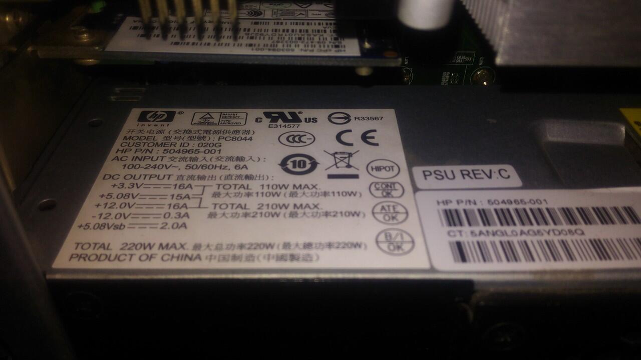 &#91;ASK&#93; PSU Yang cocok buat komputer Compaq Presario CQ4168L