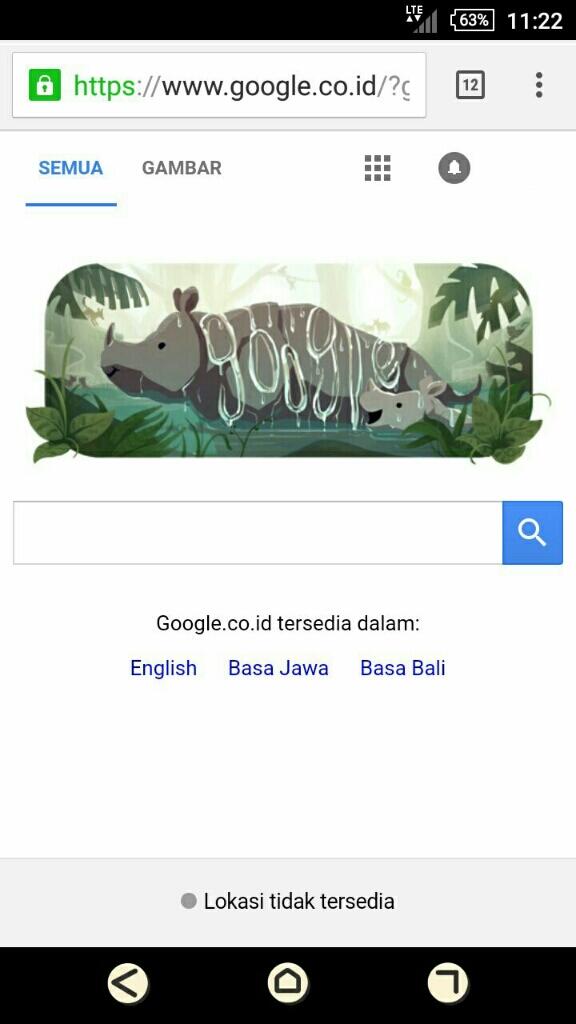 Ternyata Ini Alasan di Balik Munculnya Badak di Google Doodle Hari Ini!