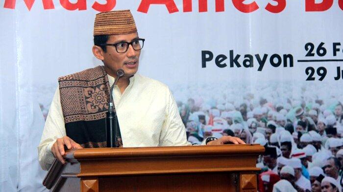 Kata Sandiaga, Perhitungan Suara KPUD Tidak Jauh Beda dengan Hasil Tim Internal