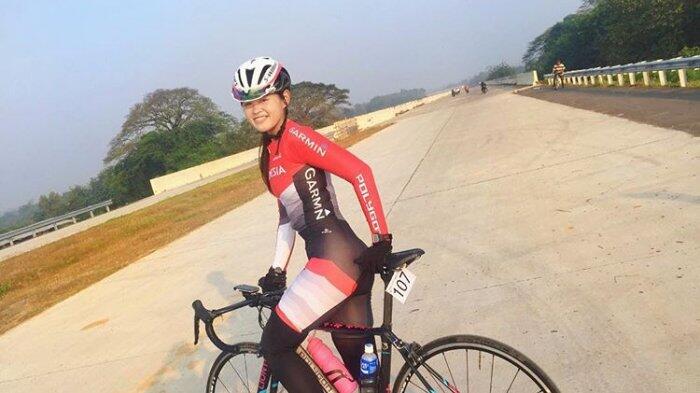 Liontin Evangelina Rebut Posisi Tiga Kejuaraan Balap Sepeda Asia di Bahrain