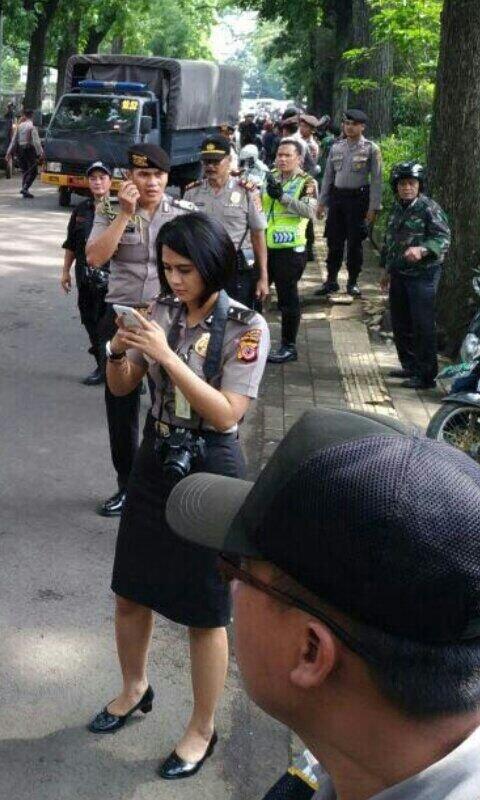 Bripda Ismi Jadi Perhatian Netizen di Tengah Ketegangan Bom Panci