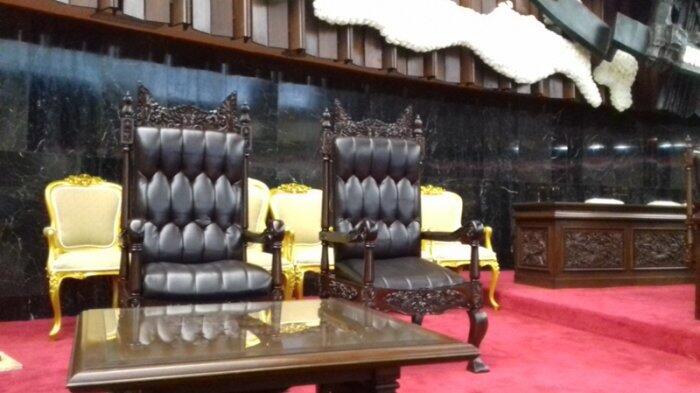 Ini Kursi Khusus Raja Salman di DPR RI