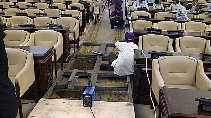 Sambut Raja Salman, Lantai Ruang Paripurna DPR Ditinggikan