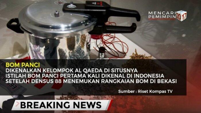 Awal Bom Panci Dikenal di Indonesia