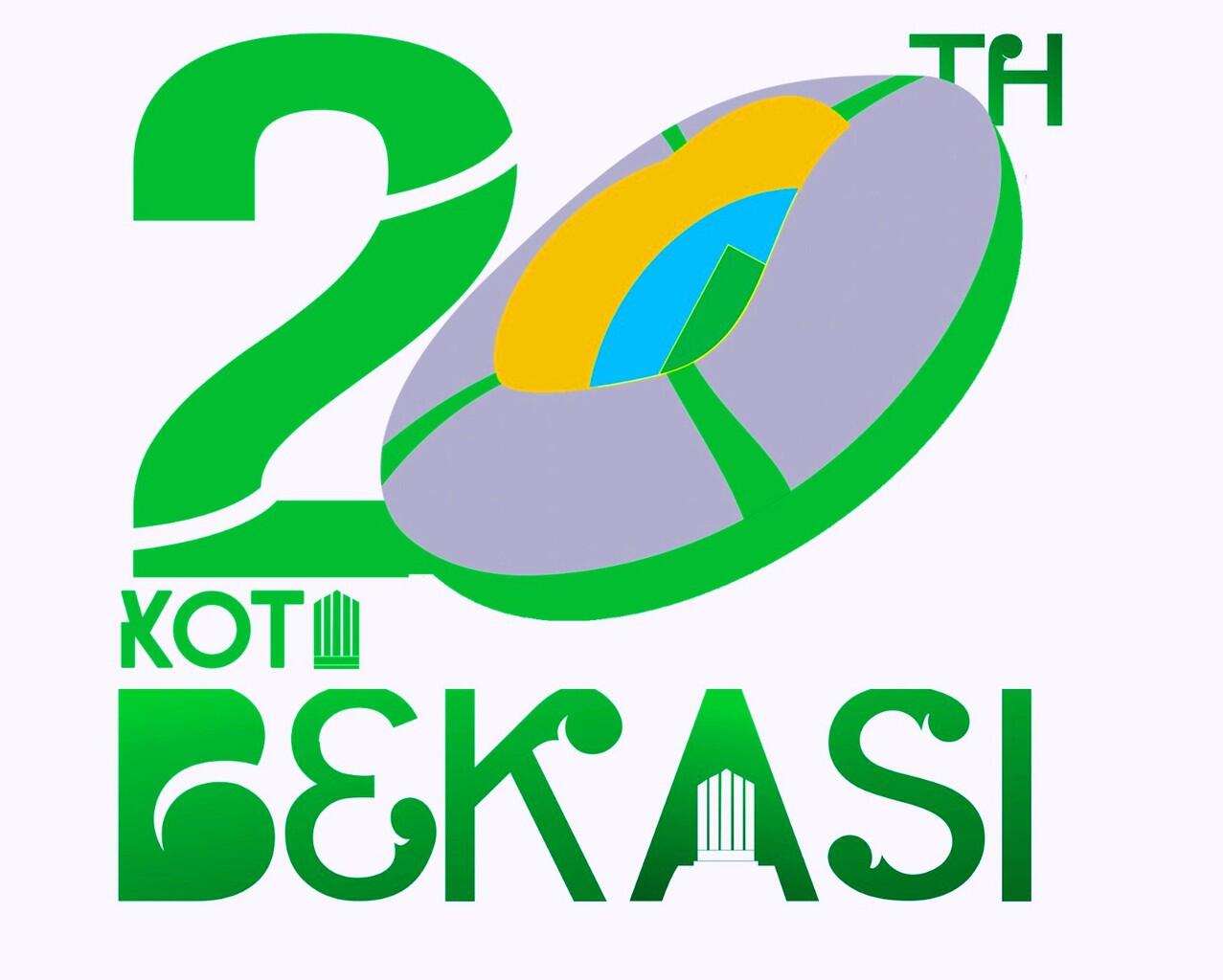Logo HUT Kota Bekasi ke 20 Tahun
