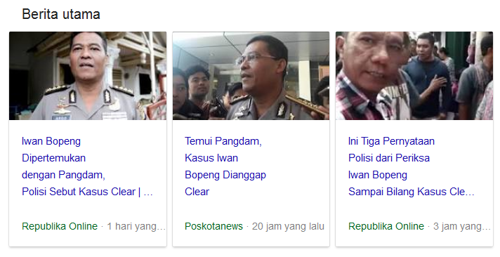 Polisi Sebar HOAX Kasus Iwan Bopeng??