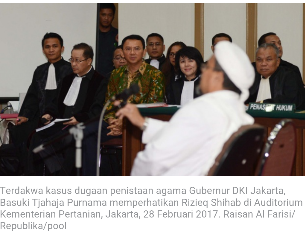 Rizieq Tak Salami Ahok, Pengacara: Ada Masalah Pribadi
