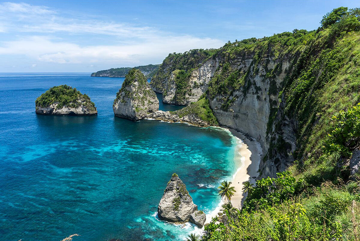 Keindahan Maha Karya Sang Pencipta Pulau Nusa  Dua  Bali 