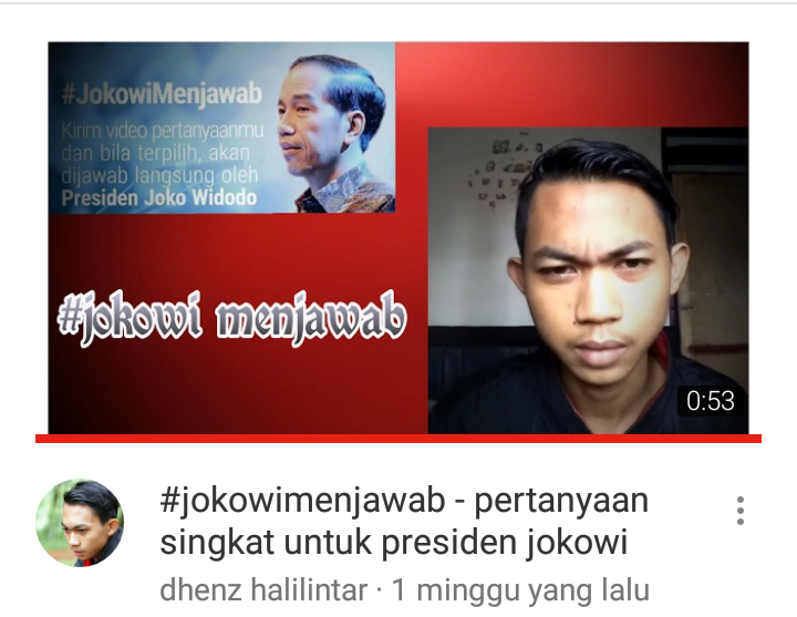 Di anggap melecehkan presiden, dhenz halilintar di kritik netizen!!!