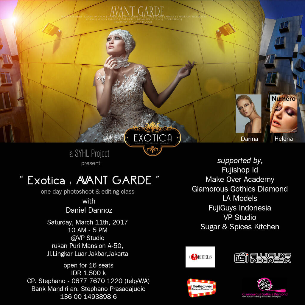 " Exotica : Avant Garde " - fashion conceptual workshop