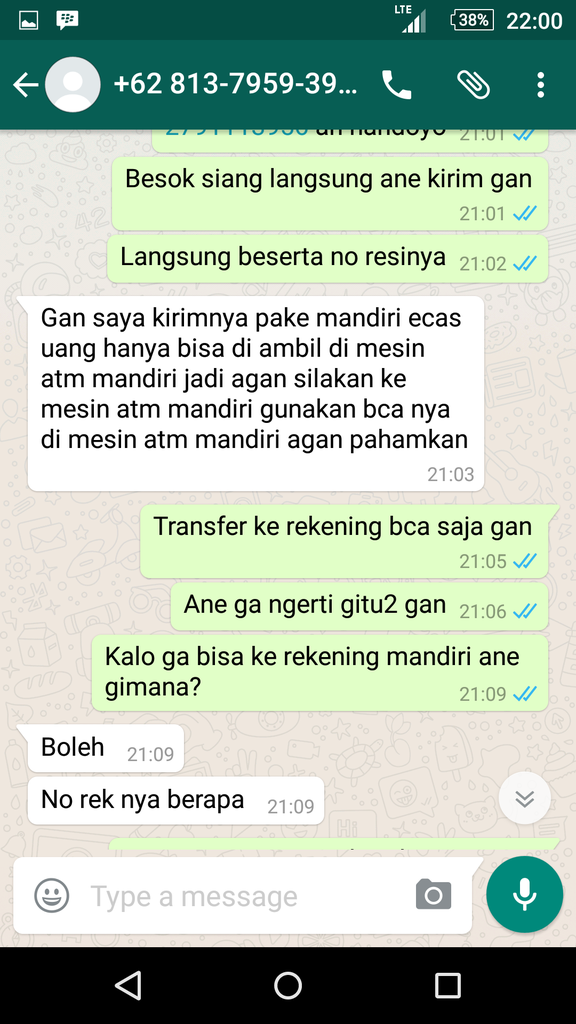 Hati Hati kepada Pembeli yang ingin melakukan pembayaran dengan Mandiri E Cash