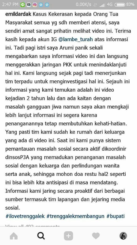 Jangan Berani Sama Orang Tua