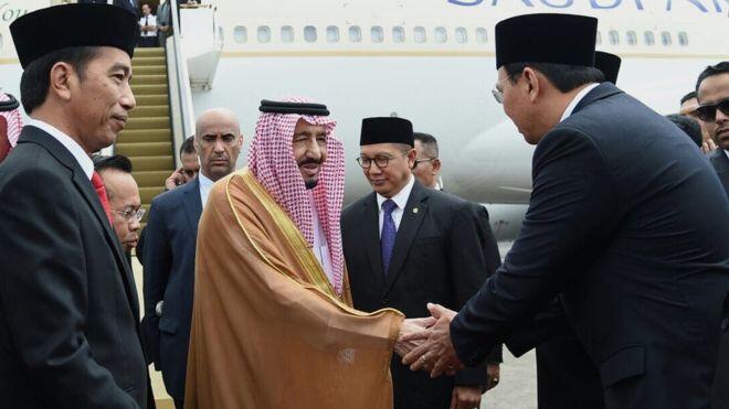 Ahok sambut Raja Salman bersama Presiden Joko Widodo
