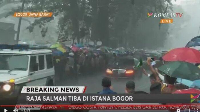 Disambut Hujan saat ke Bogor Jadi Hiburan Rombongan Raja Salman, Ini Alasannya